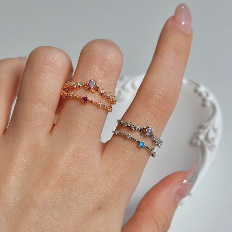 [] Valentina Tiara Ring in Rose Gold
