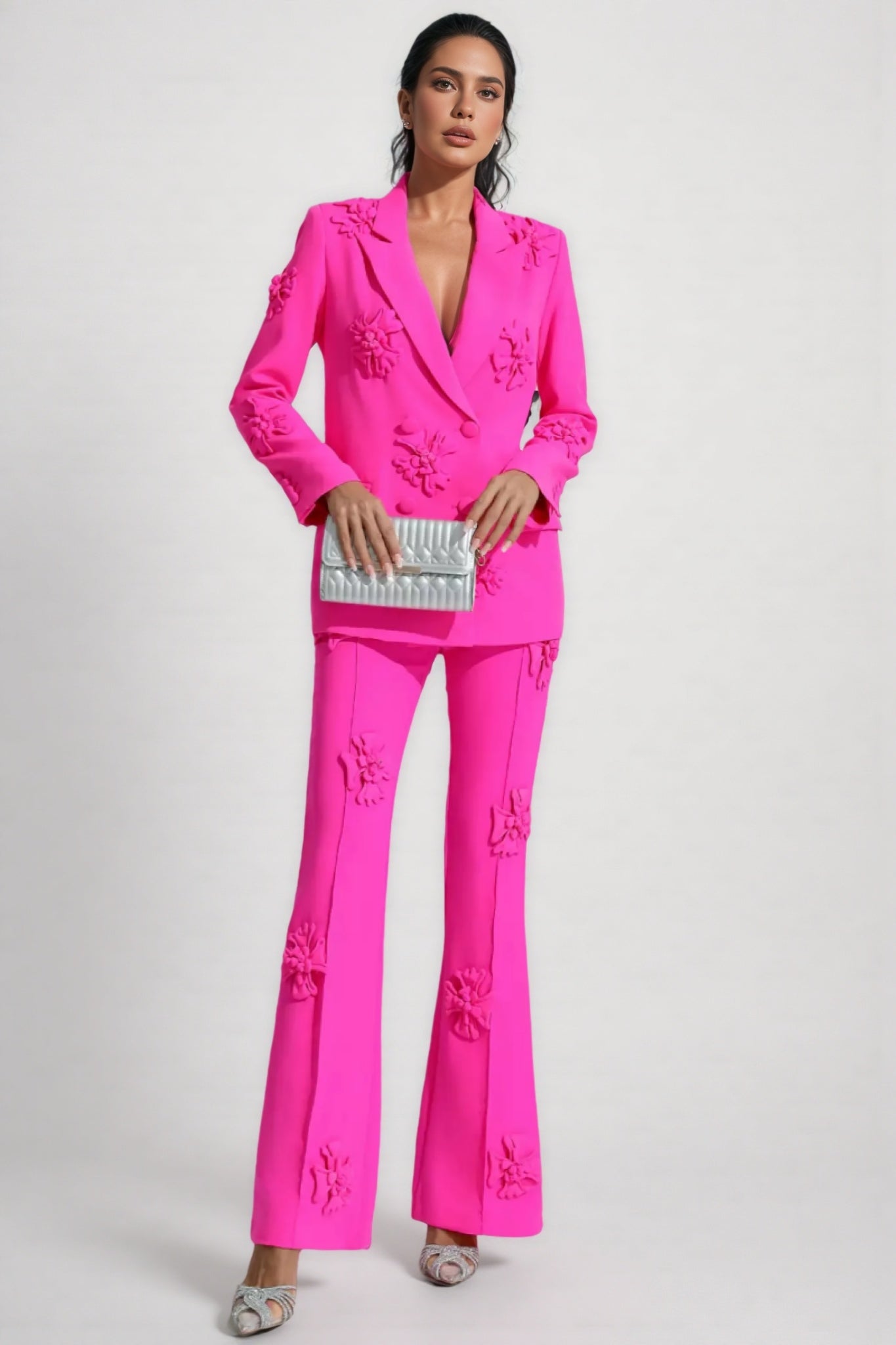 Alena Blouse Jacket & Trousers Two-piece Set