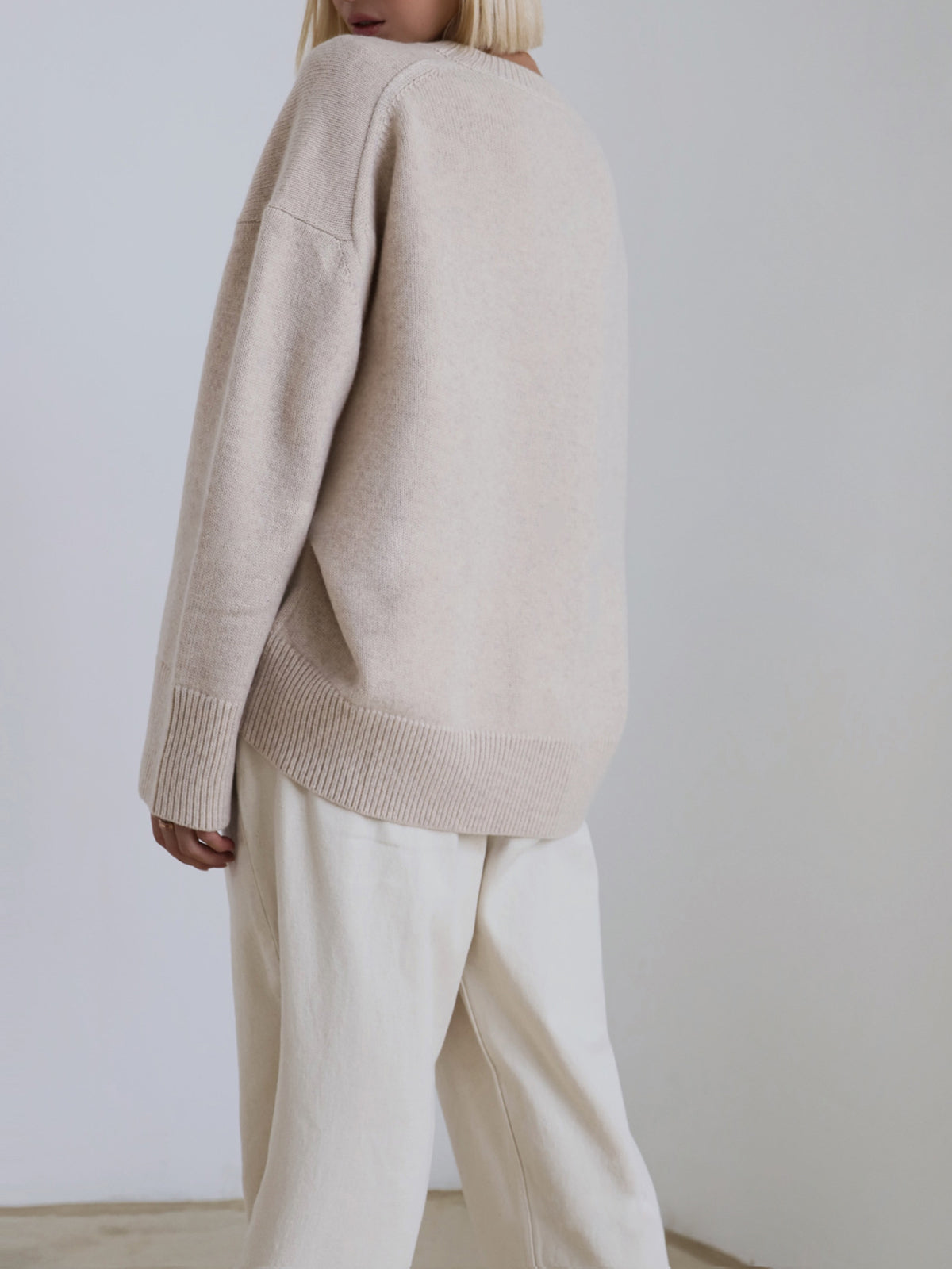 Skye Knit Set – Soft Crewneck Sweater & Pleated Skirt