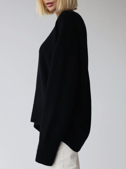 Skye Knit Set – Soft Crewneck Sweater & Pleated Skirt