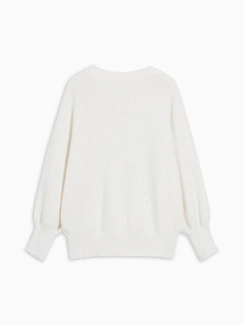 Pearl of Joy Oversized Cardigan