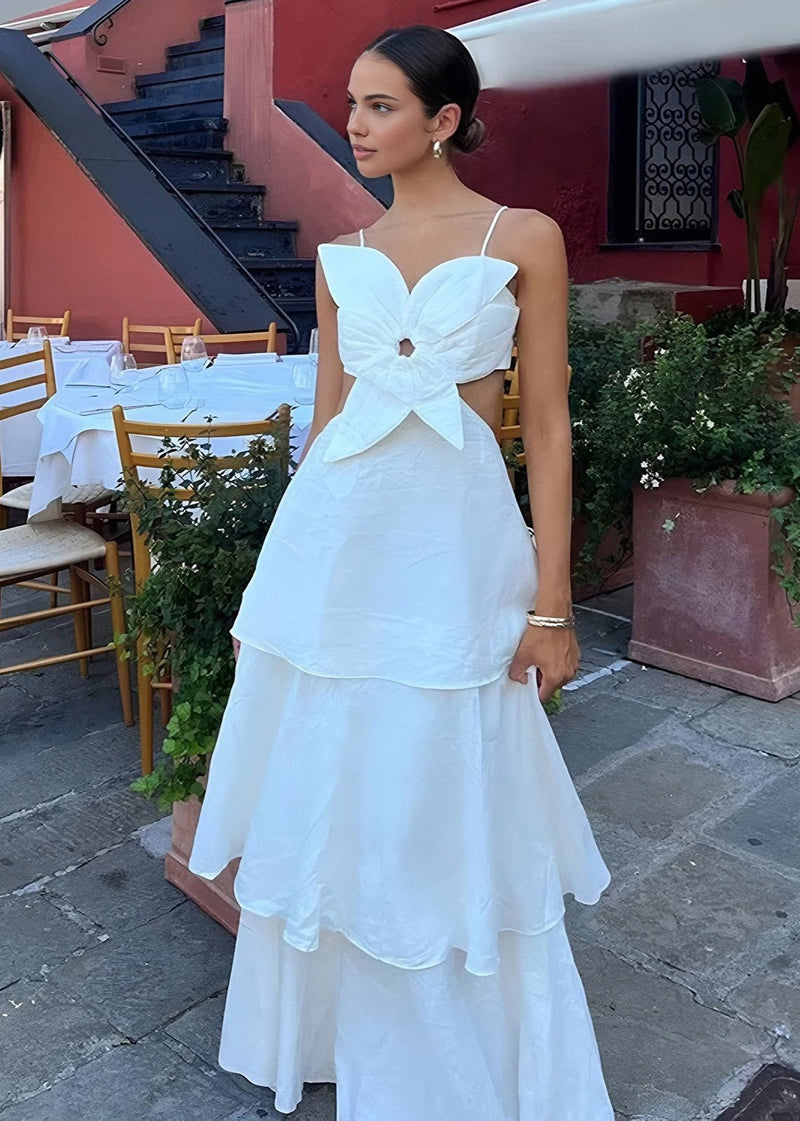 Cutout Backless Long Dress