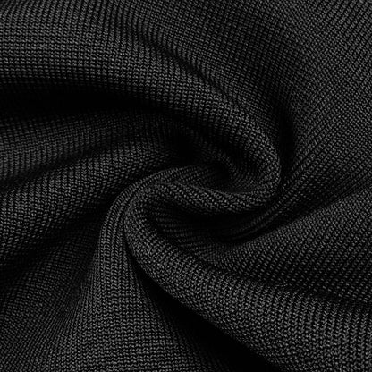 Strapy Slim Maxi Dress in Black