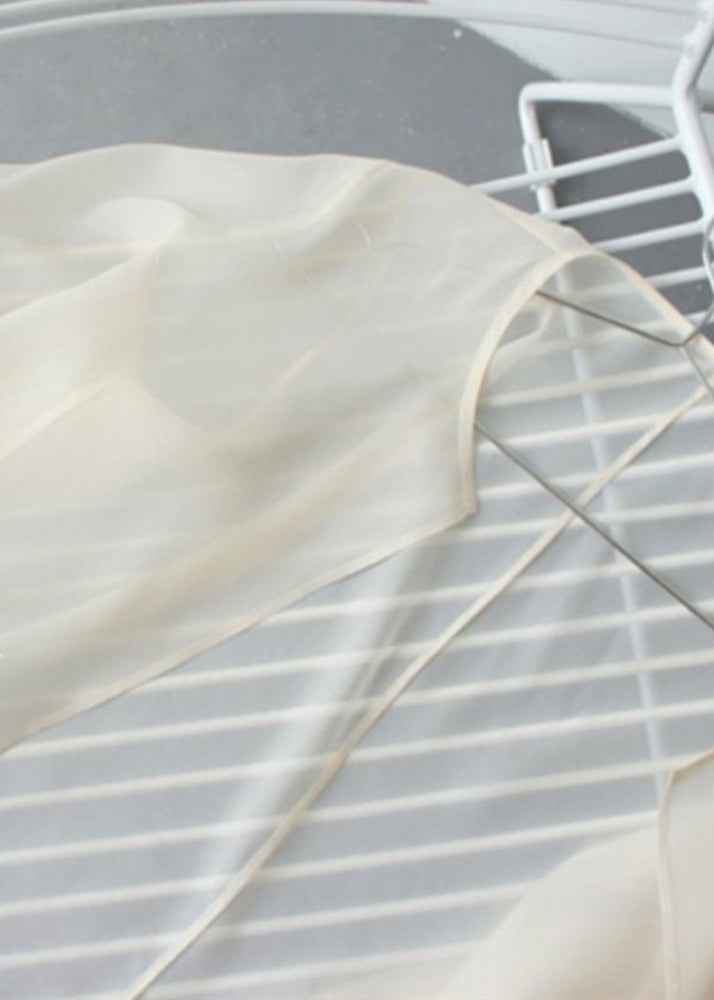 Apricot Organza Upf 50+ Cardigans Summer Tz014
