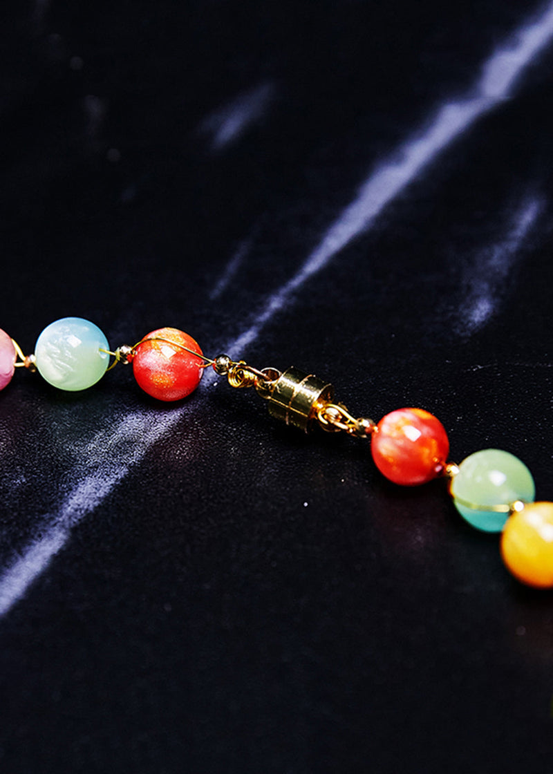 Rainbow Jade Princess Necklace