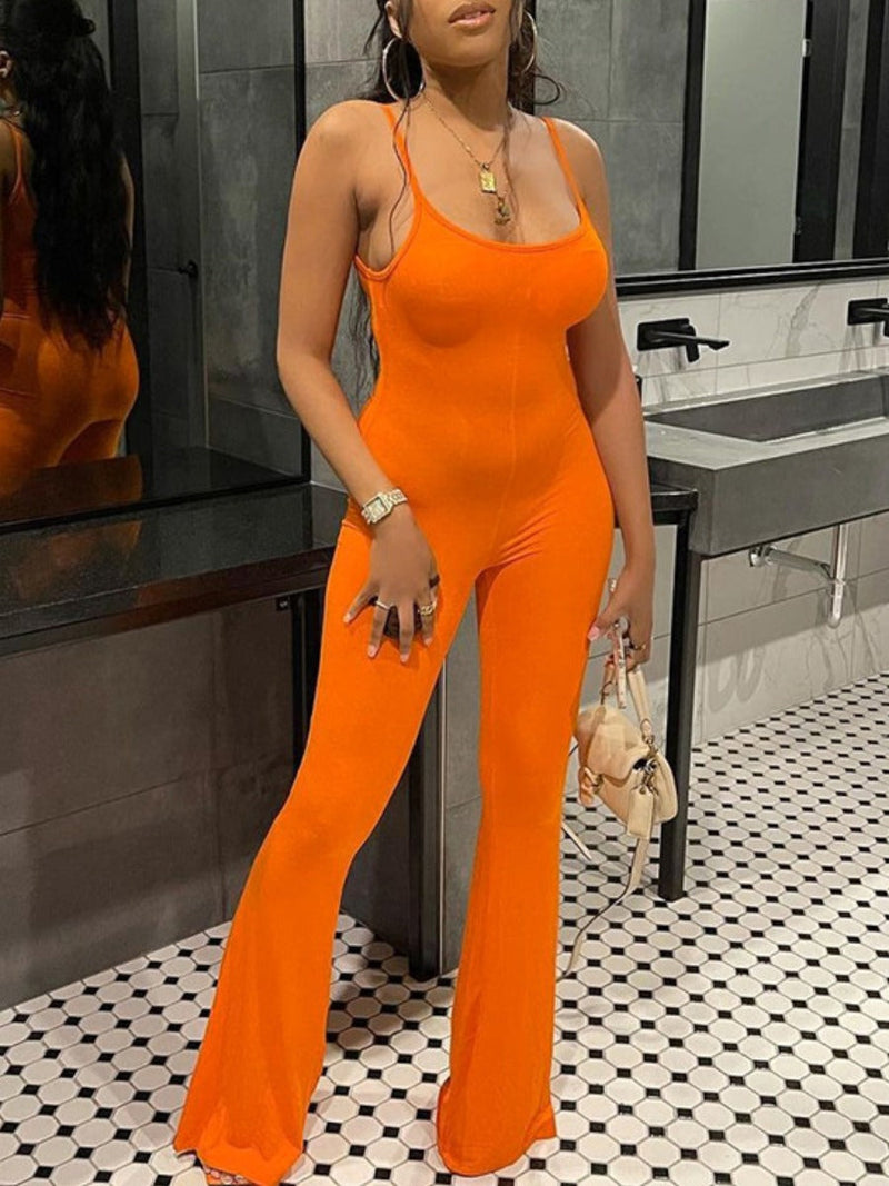 Basics Cami Skinny Flared Jumpsuit Ar5049