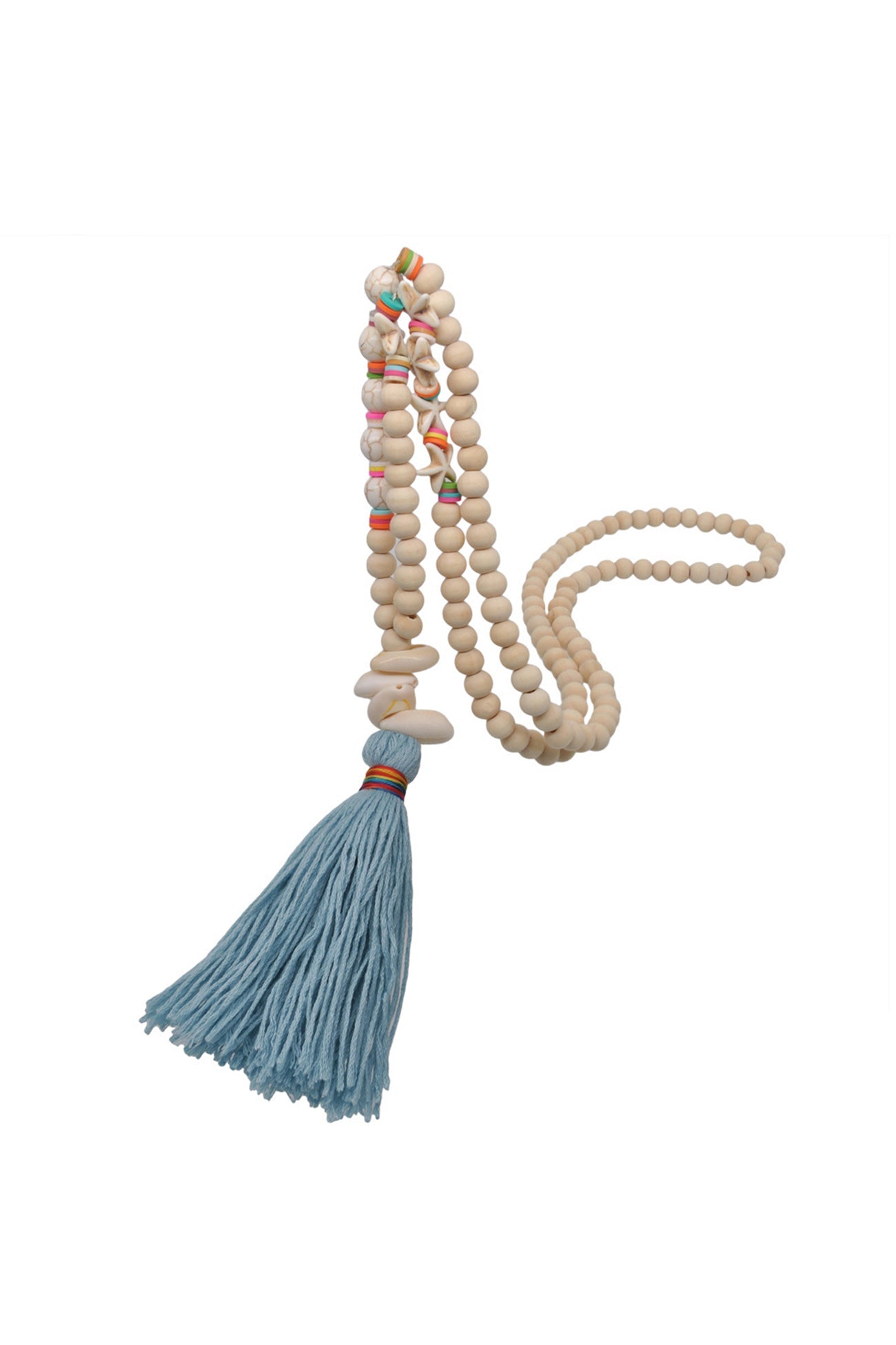 Beaded Tassel Necklace