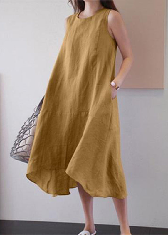 Brief Blue O-neck Patchwork Vacation Long Dresses Summer Vb1092