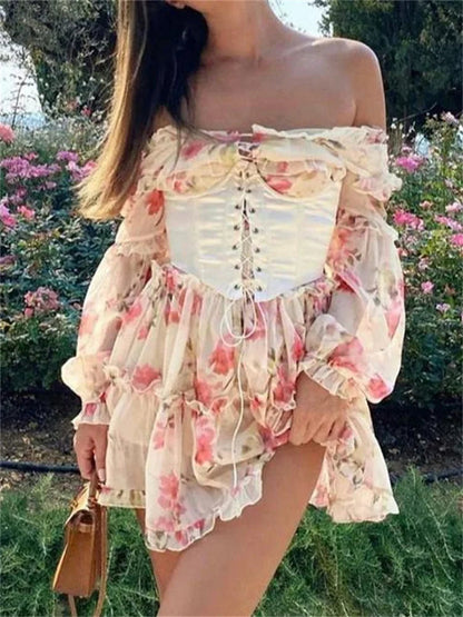 Bandage Corset Mini Dress