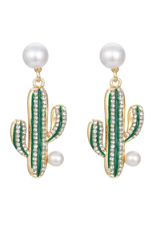Camilla Pearl Cactus Earrings
