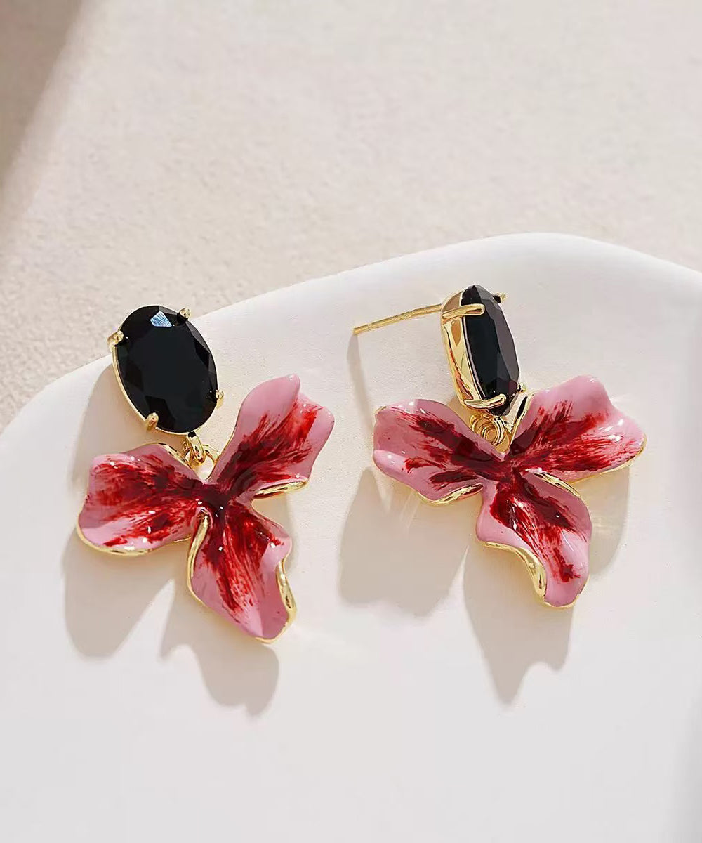 Sterling Silver Overgild Drop Earrings