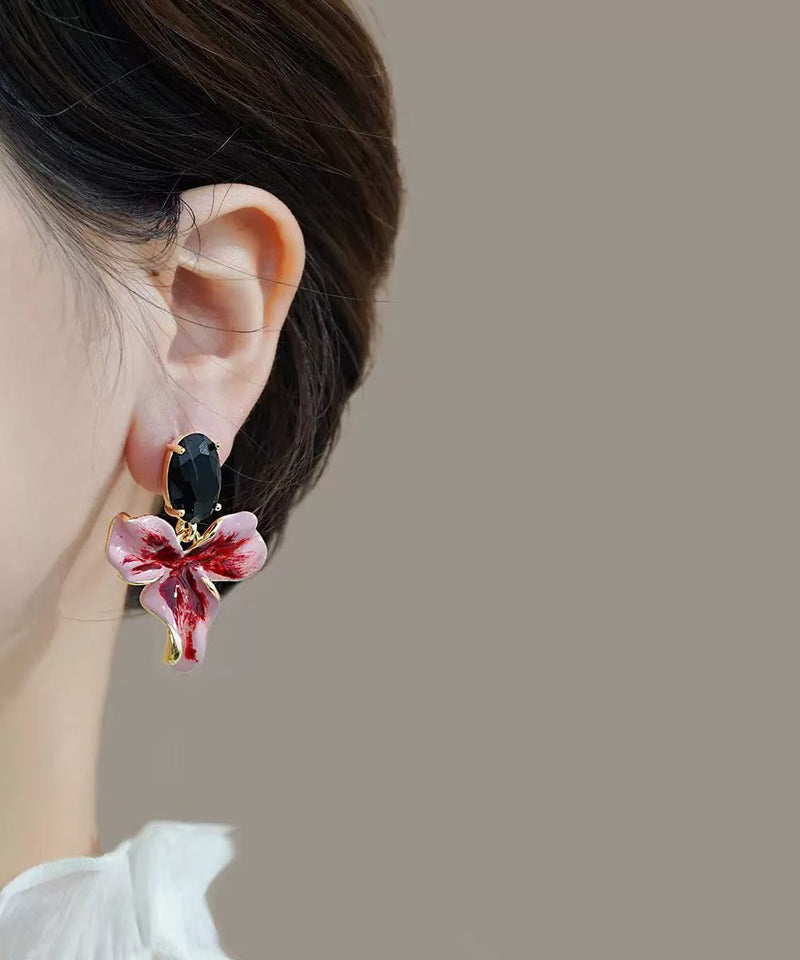 Sterling Silver Overgild Drop Earrings