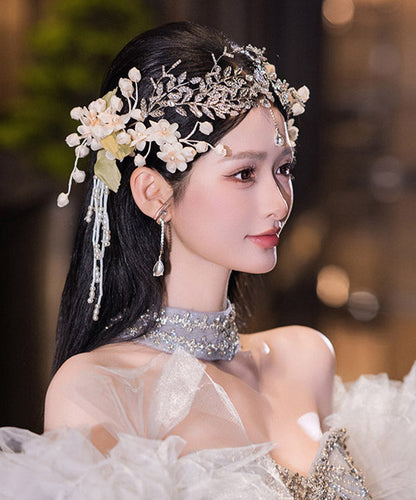 Chinese Style Acrylic Lily of the Valley Leaf a Pair Hairpin