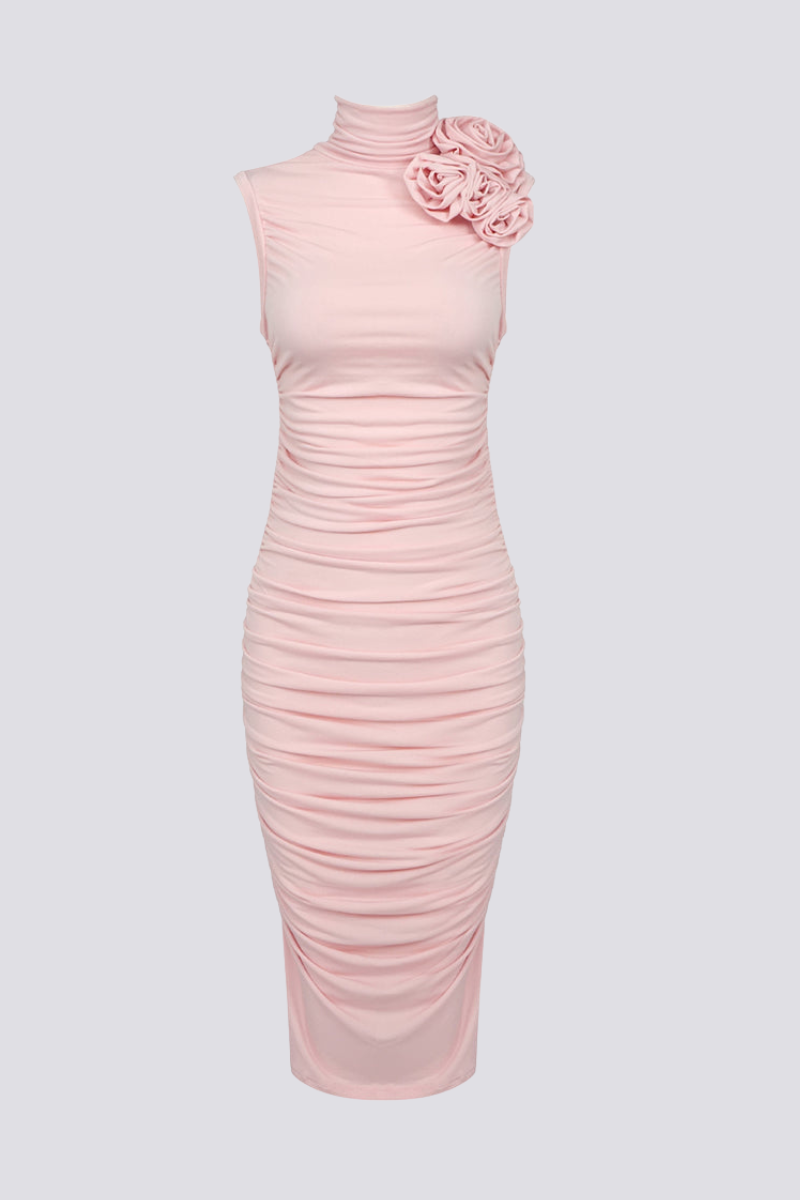 Cléophée Ruched Midi Dress