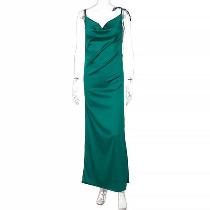 Clytie Spaghetti Straps Maxi Dress
