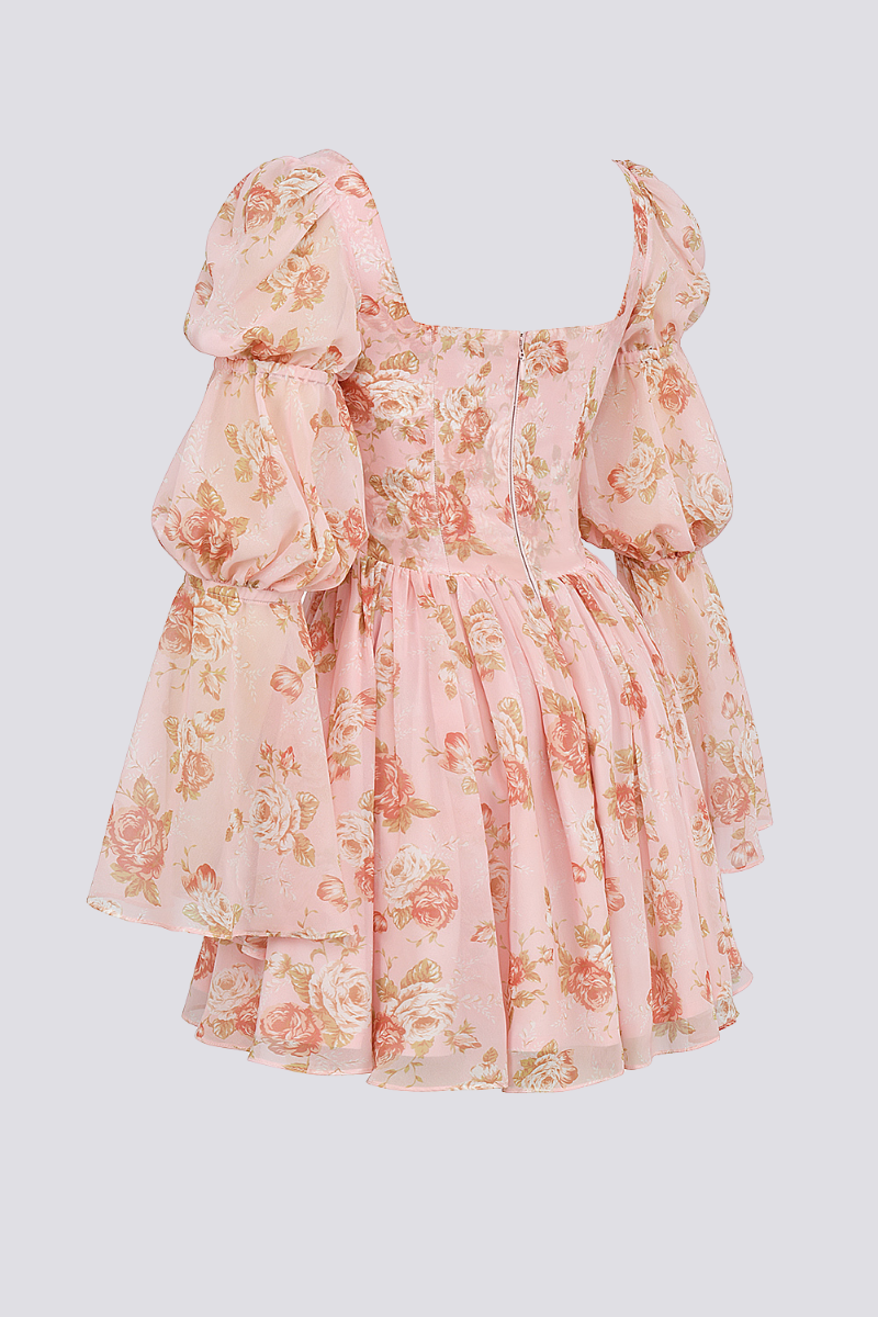 Divine Square Neck Mini Dress