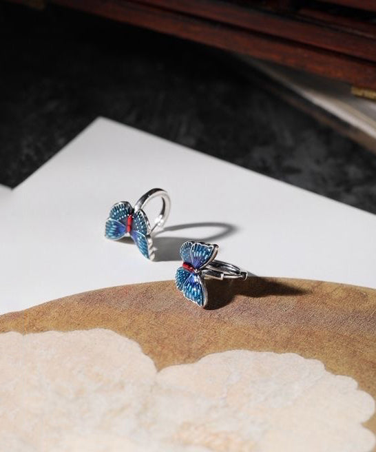 Dream Butterfly Jewelry Style Enamel Colorful Ear Buckle