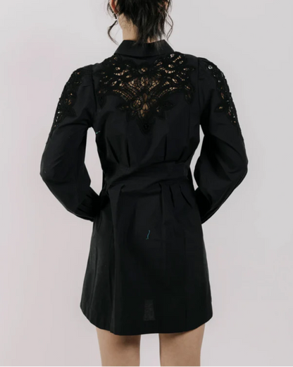 Long Sleeve Cutout Mini Dress