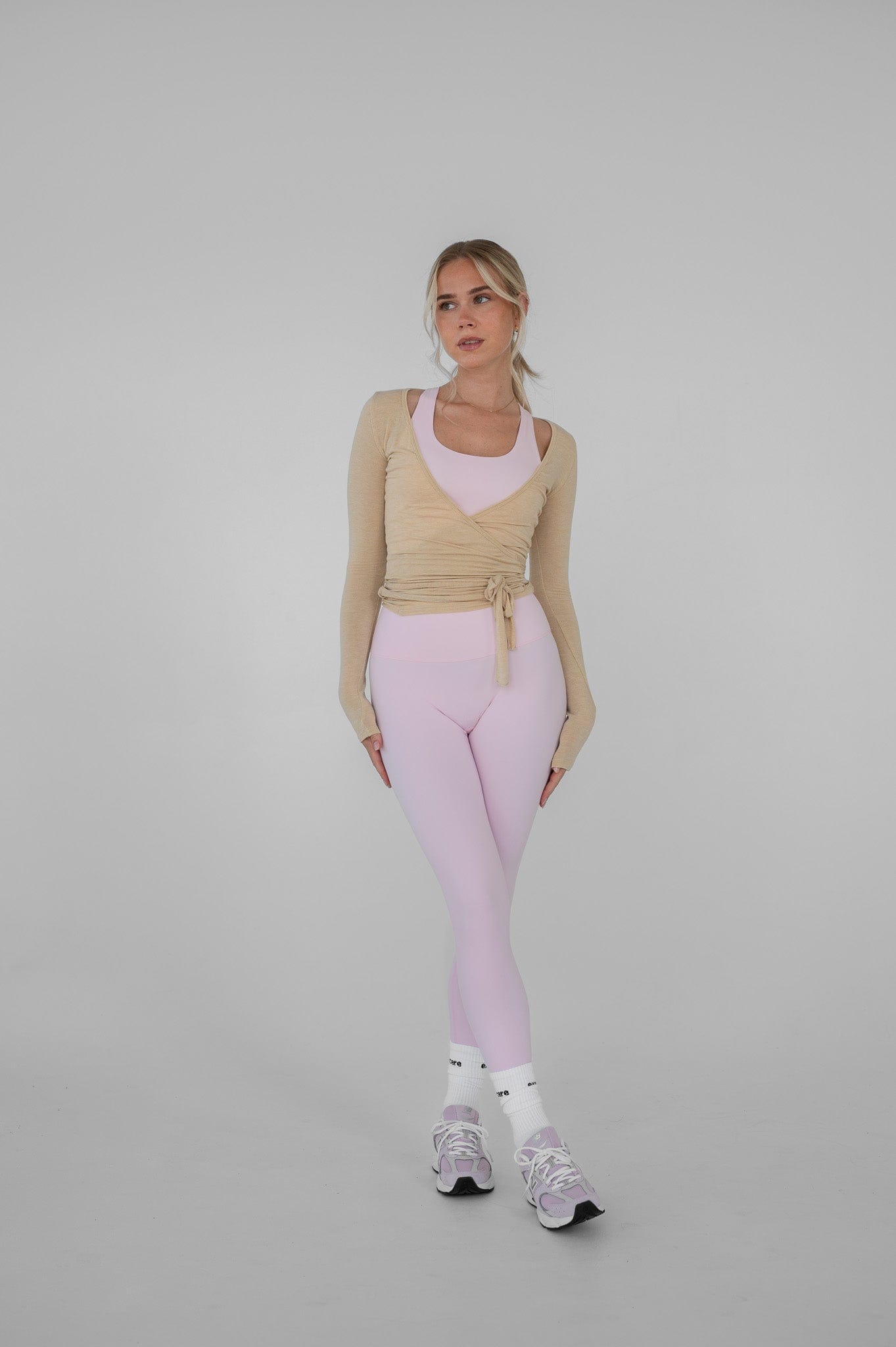 Wrap Blouse - Beige