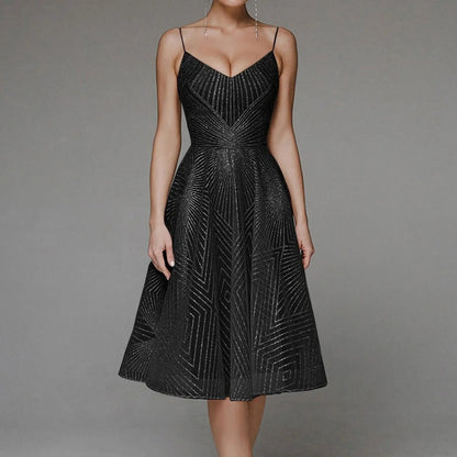 Long Formal Party Midi Dress