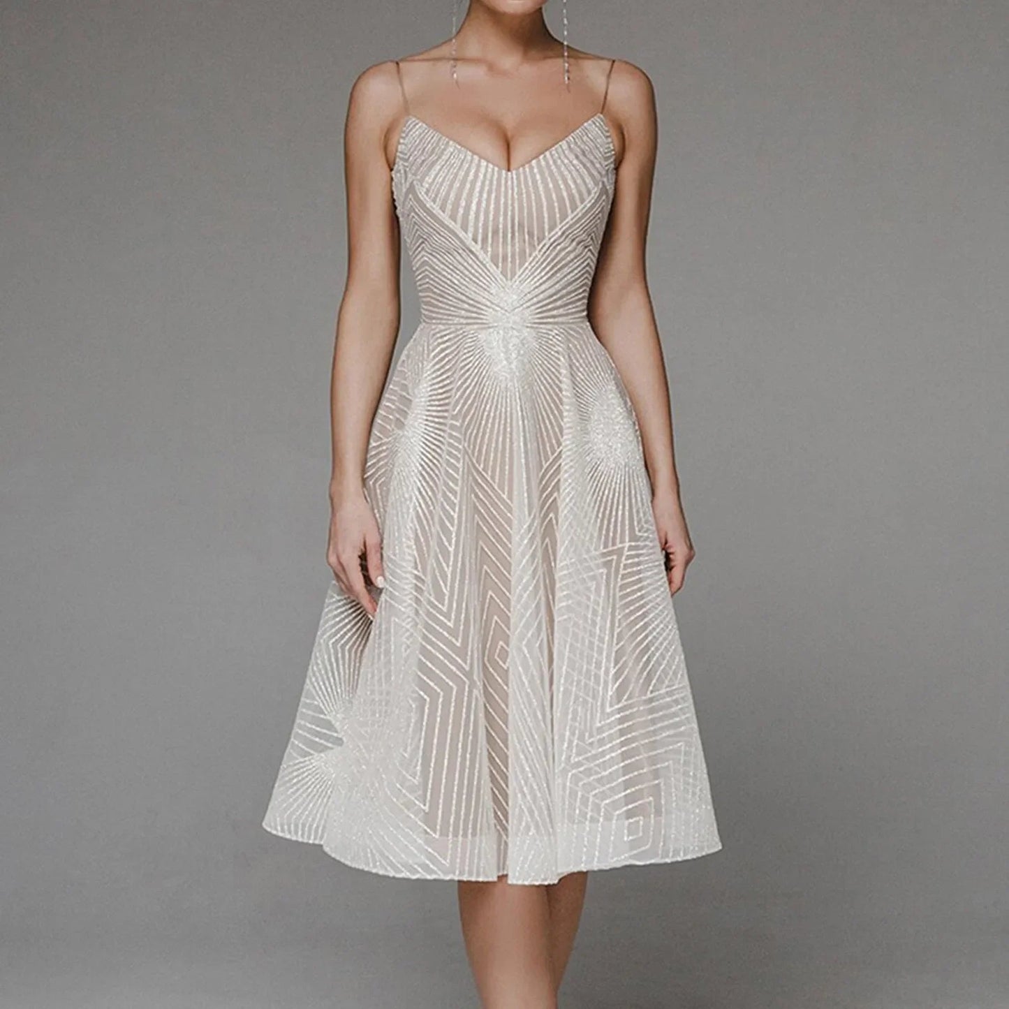 Long Formal Party Midi Dress