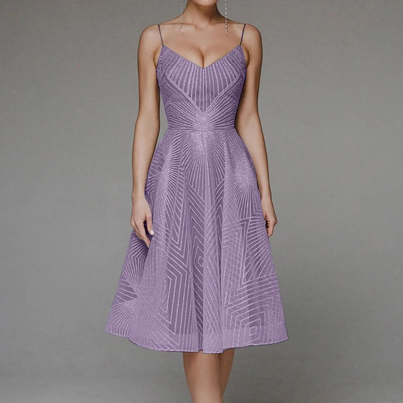 Long Formal Party Midi Dress