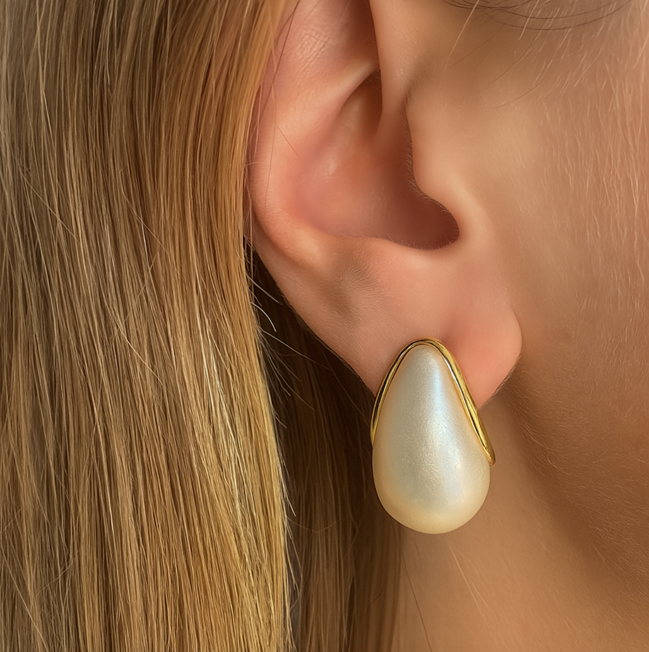"emily" Petra Pearl Earrings