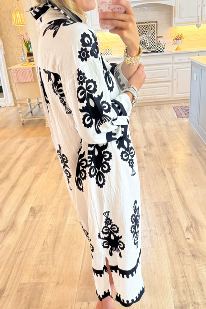 Style Print Midi Dress