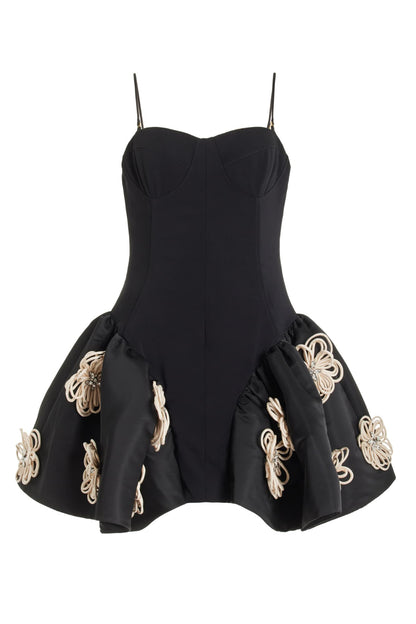 Leona Applique Corset Mini Dress