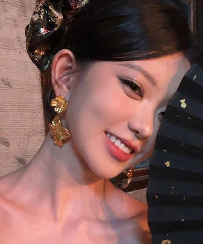 Stud Ancient Earrings Gold