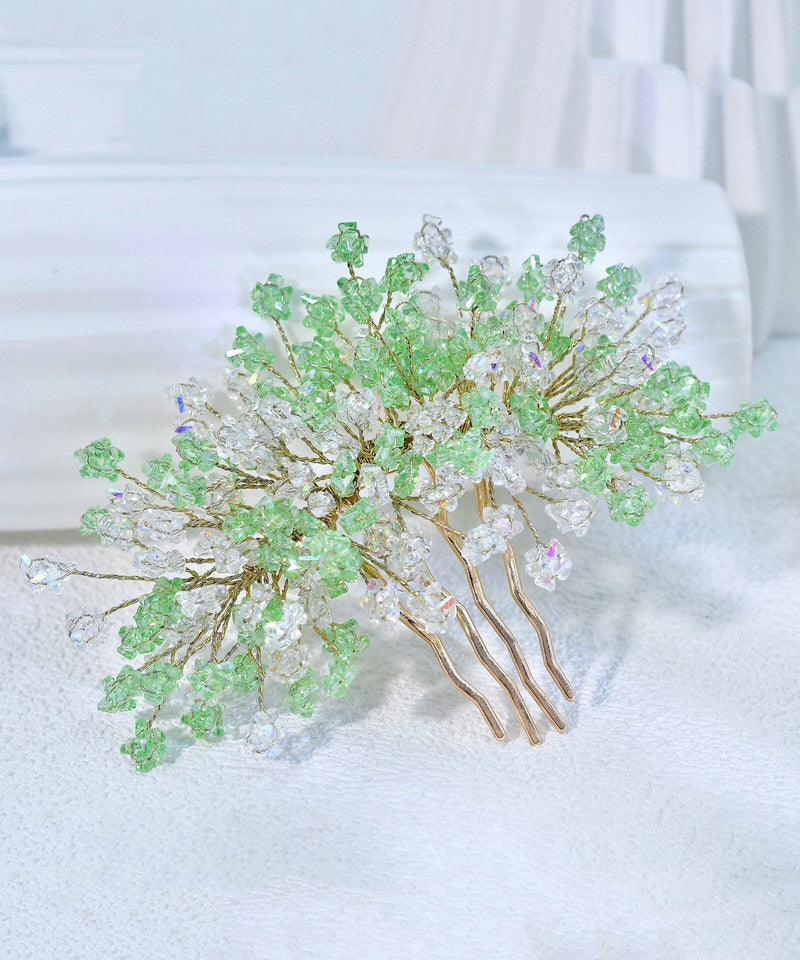 Light Green Alloy Hairpin