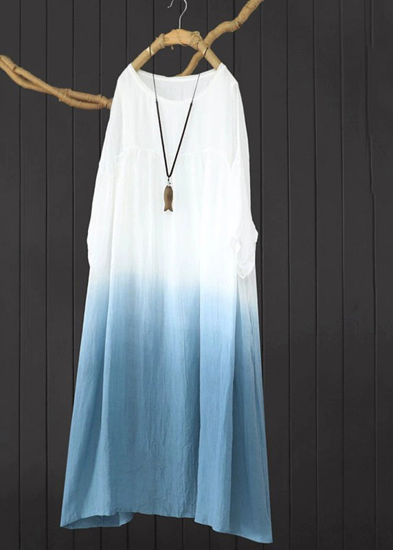 Gradient Color Brown Cozy Holiday Maxi Dress Summer Gh1089