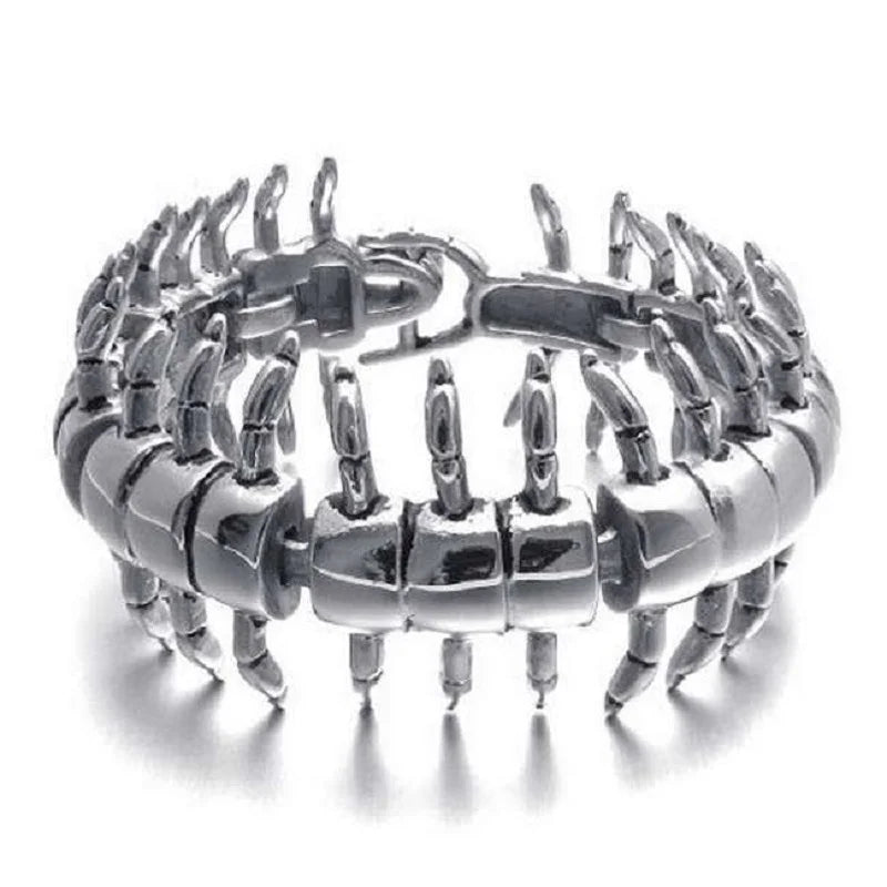 Steel Centipede Bracelet