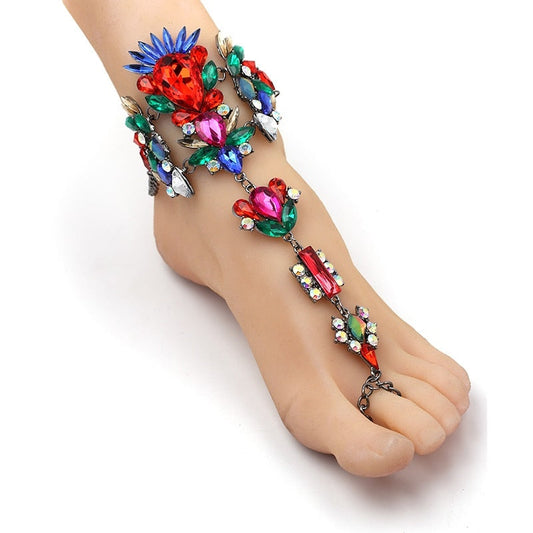Rhinestone Crystal Anklet