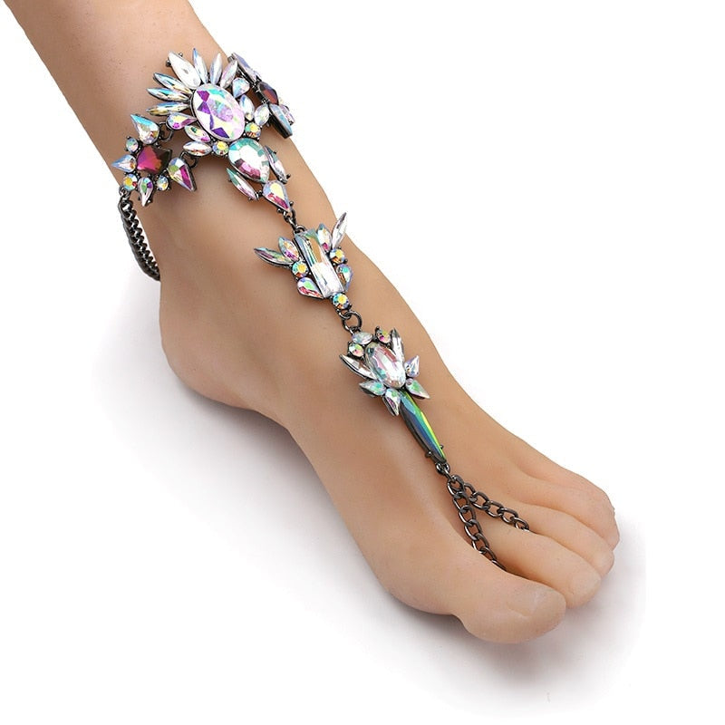 Rhinestone Crystal Anklet