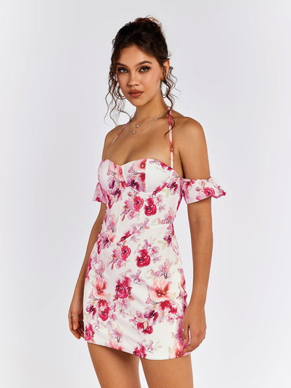 Halter Corset Mini Dress