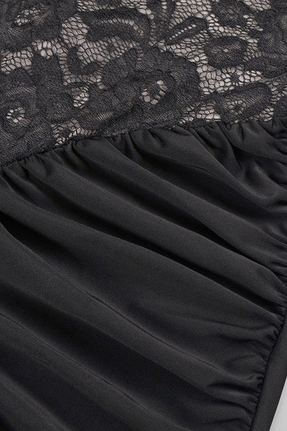 Janice Halterneck Lace Maxi Dress
