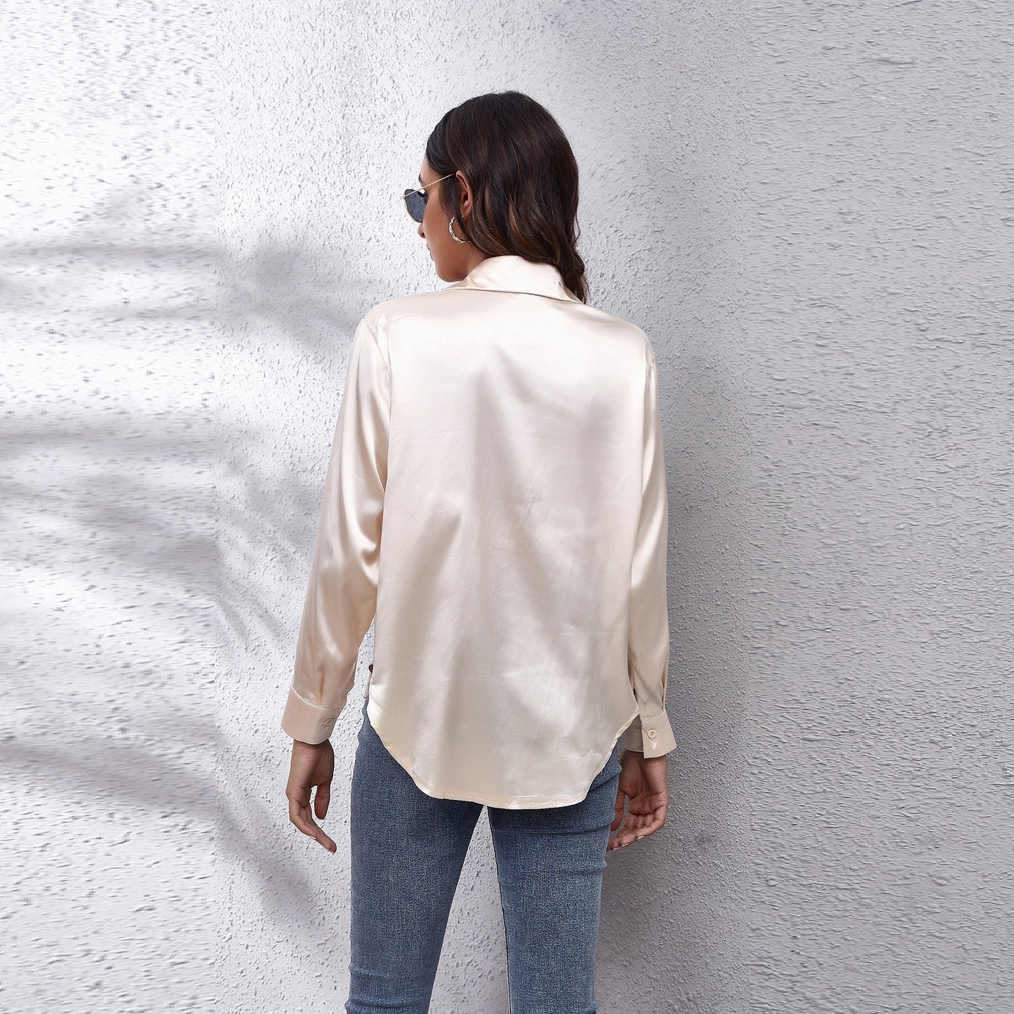 Sydney | ’s Workwear Loose Fit Satin Blouses