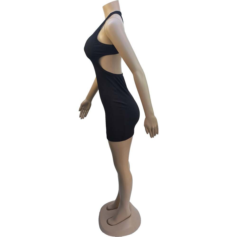 Mini Dress Summer Plain White Black T Shirt Dresses for