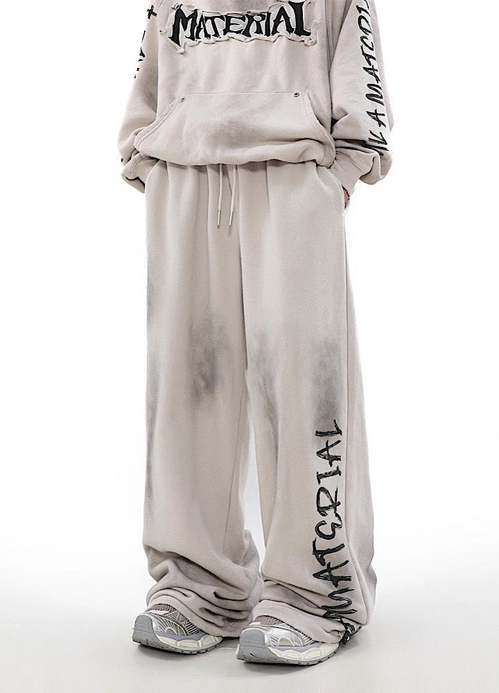 Urban Rebel Graffiti Wide Leg Sweatpants