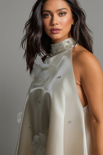 Eliza Applique Sleeveless Mini Dress