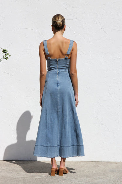 Danielle Dress Blue Denim