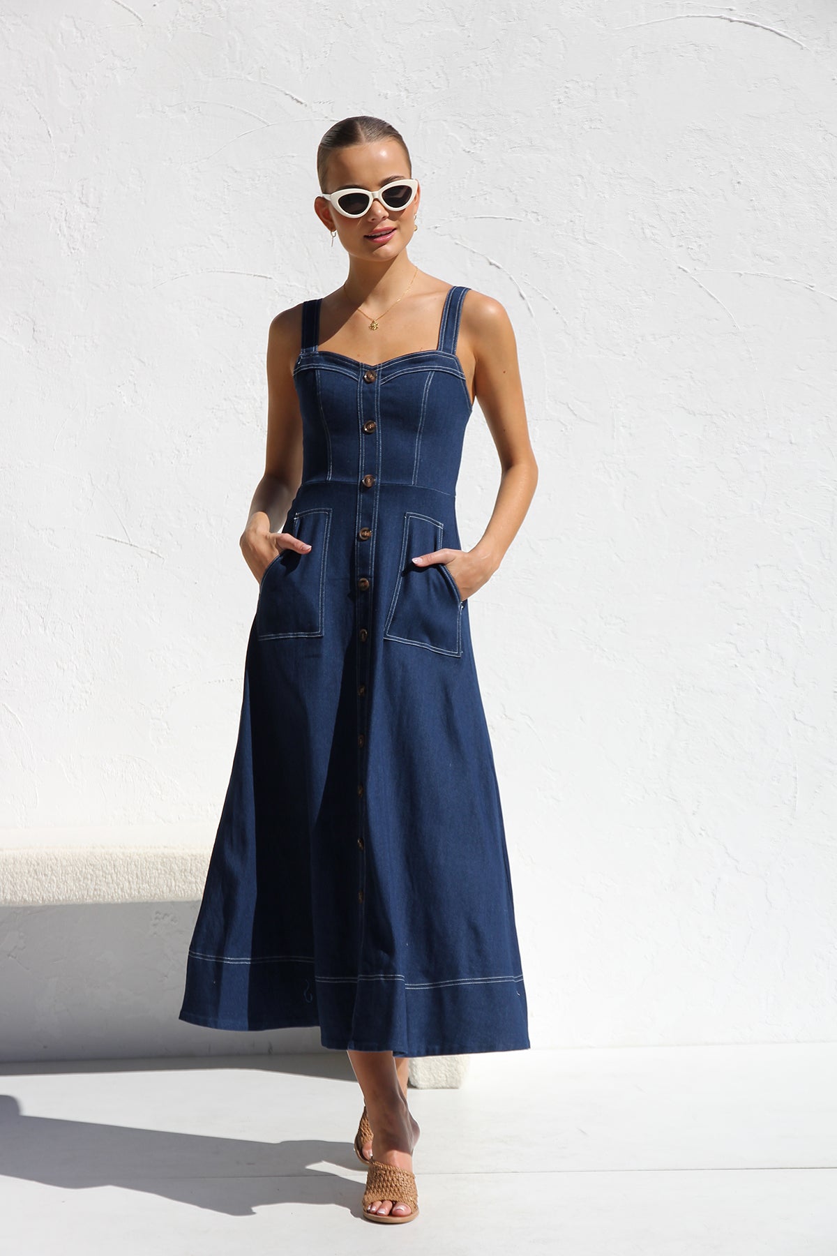 Danielle Dress Indigo Denim