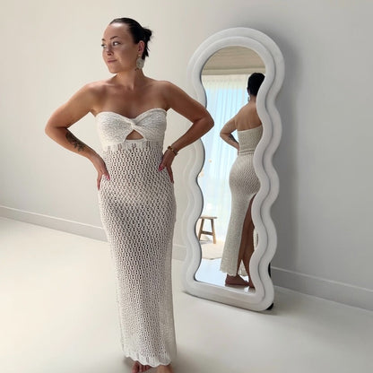 Belleza ’s Crochet Maxi Dress