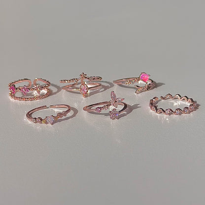 Pink Wave Ring