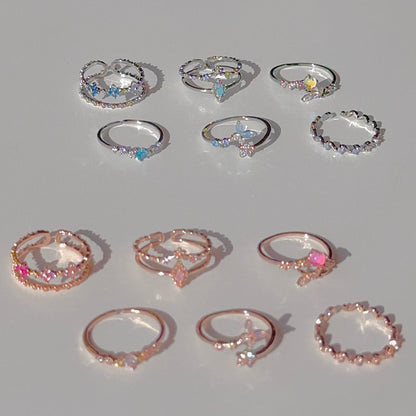 [] Butterfly Aurora Ring
