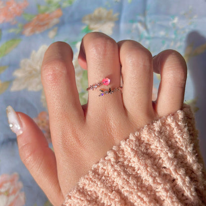 [] Butterfly Aurora Ring