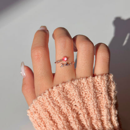 [] Butterfly Aurora Ring