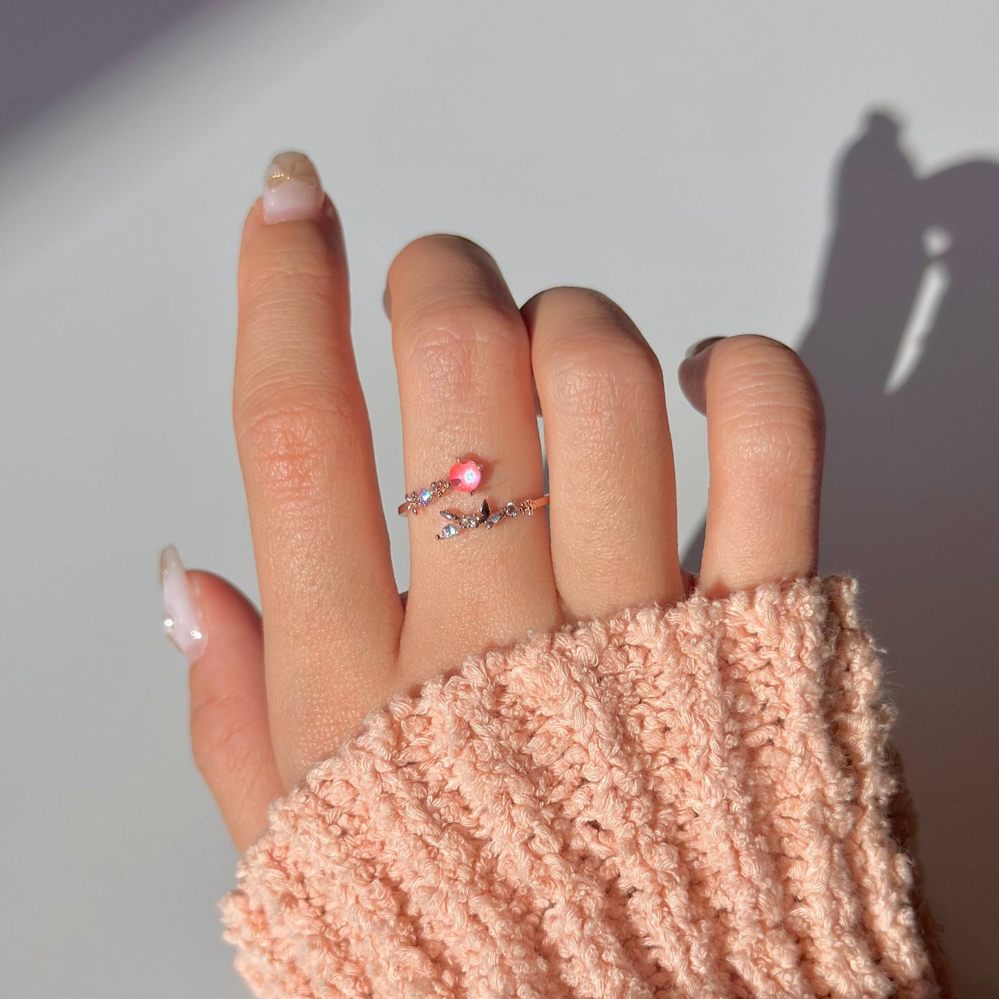 [] Butterfly Aurora Ring
