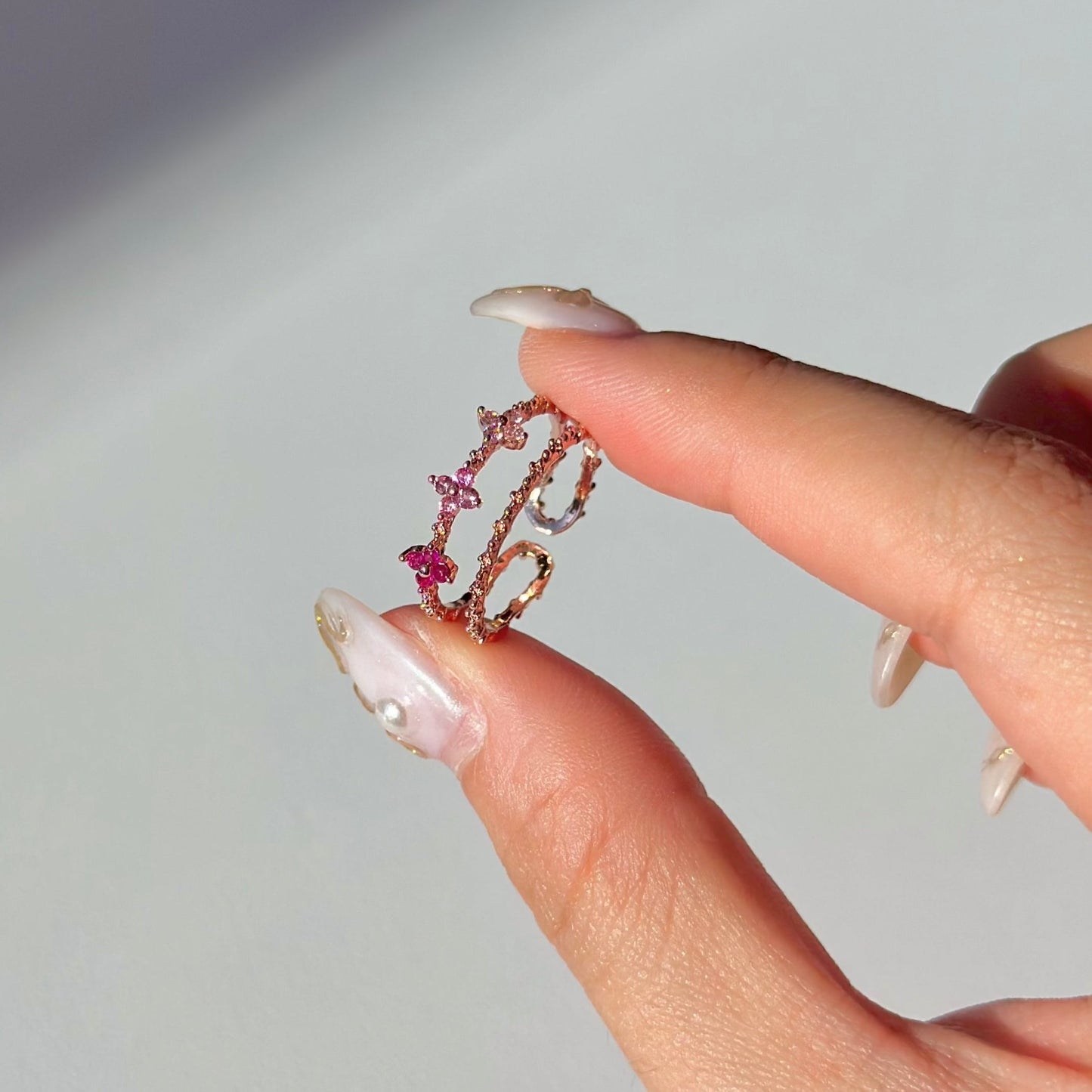 [sample ] Pink Blossom Ring